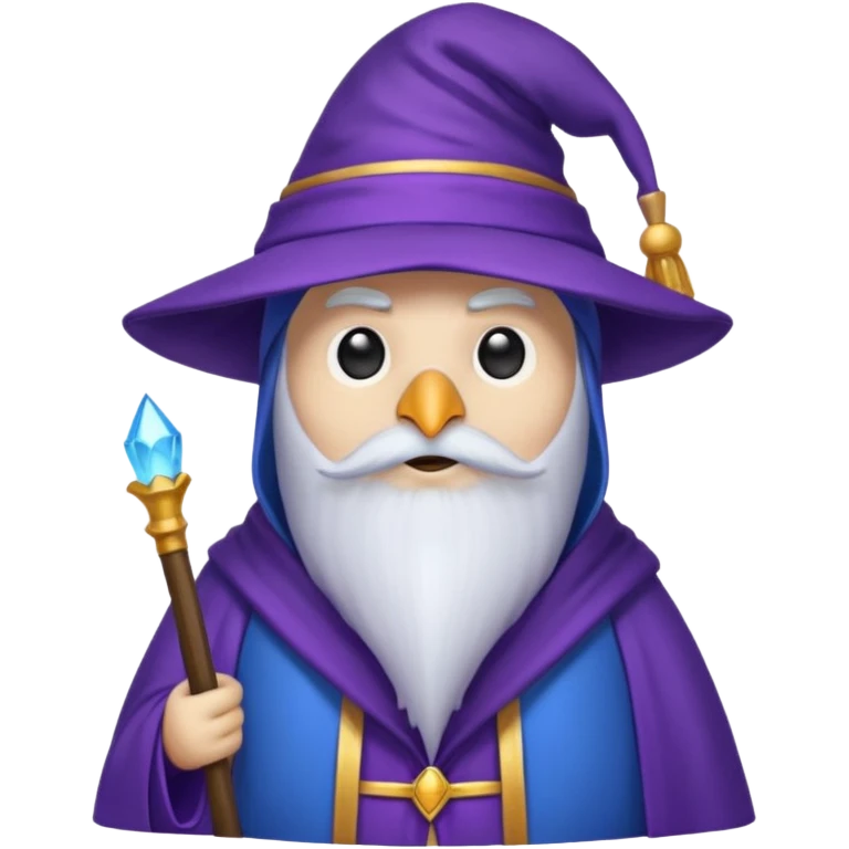 Penguin Wizard emoji