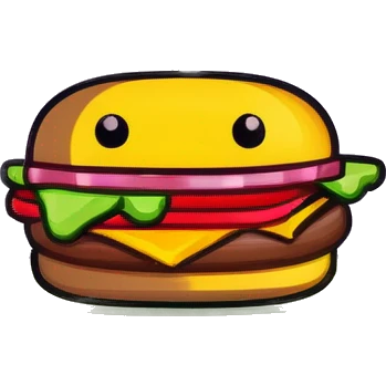 cute hambuger emoji