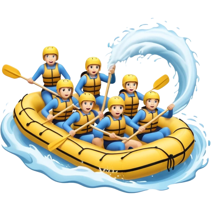 White water rafting  emoji