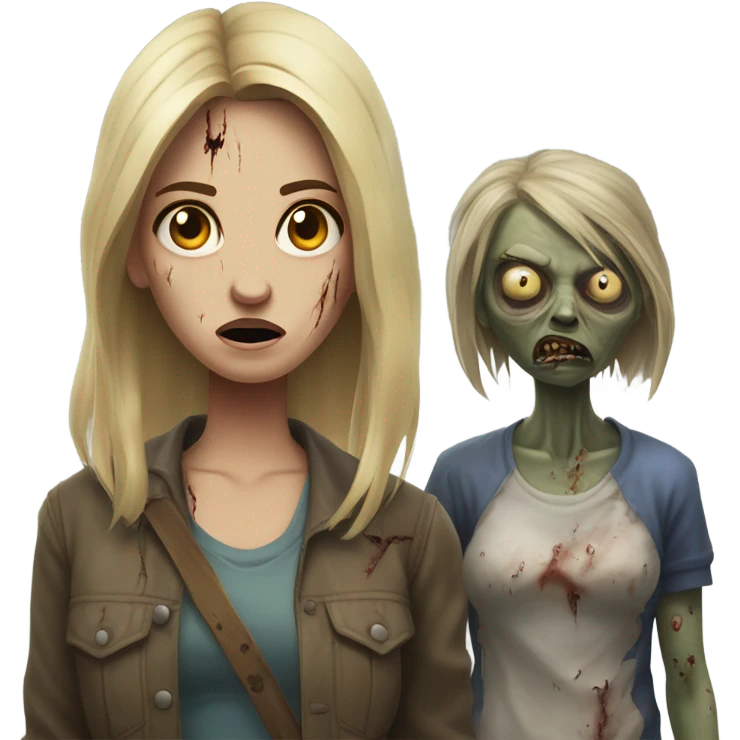 👱🏼‍♀️🧟‍♀️ emoji