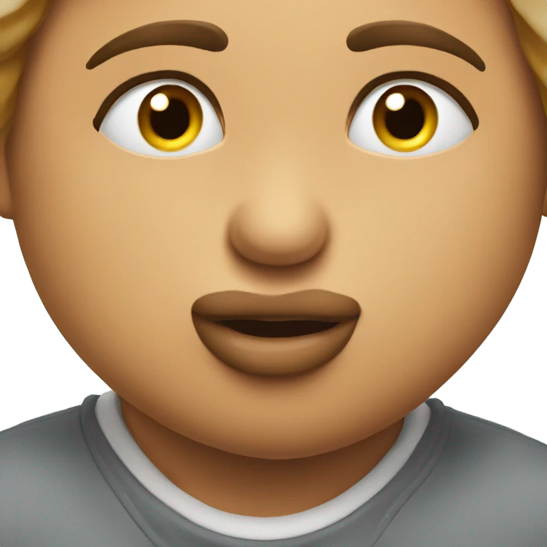 A husband kisses his wife's lips  emoji