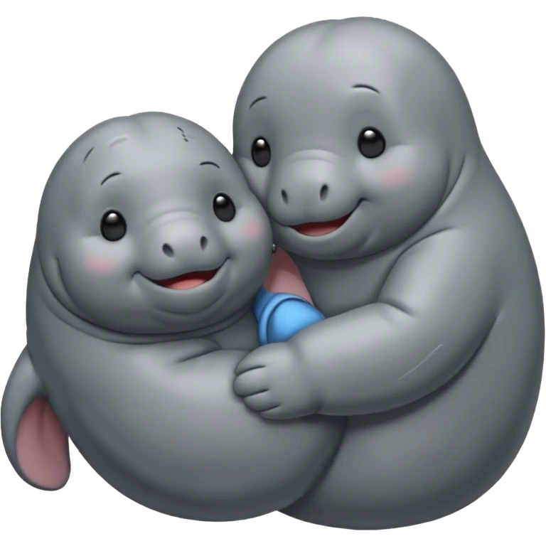 love couple manatee emoji