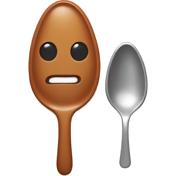 Big and little spoon emoji