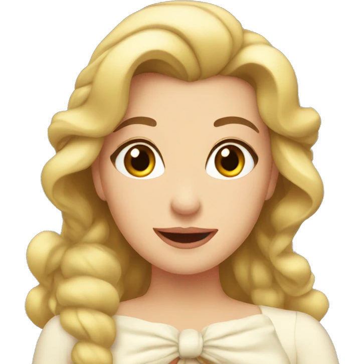 Belle in christmas emoji