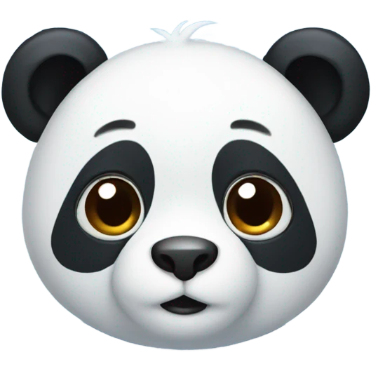 Blue panda emoji