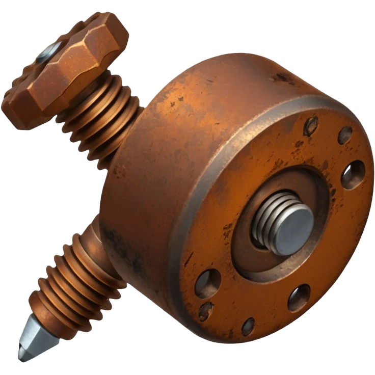 rusted screw emoji