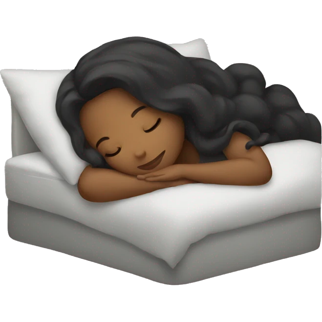 Girl sleeping emoji
