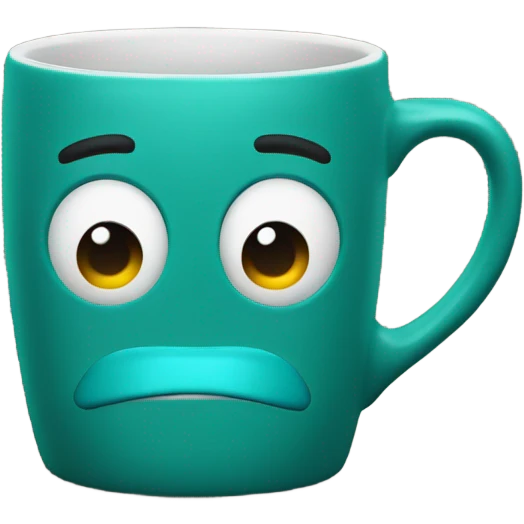 teal mug emoji