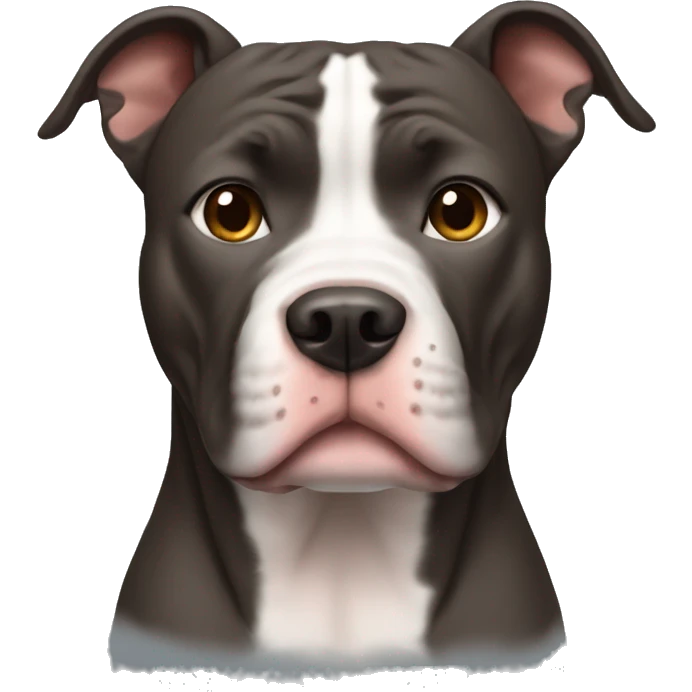 pitbull with cropped ears emoji