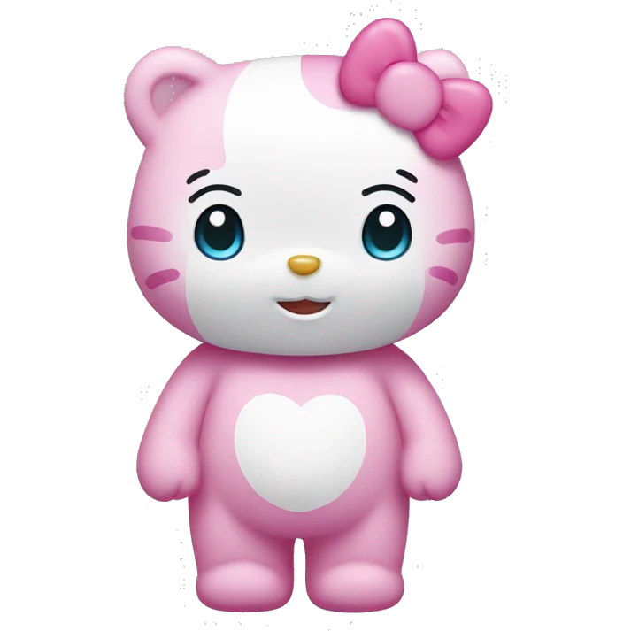 Care bear hello kitty emoji