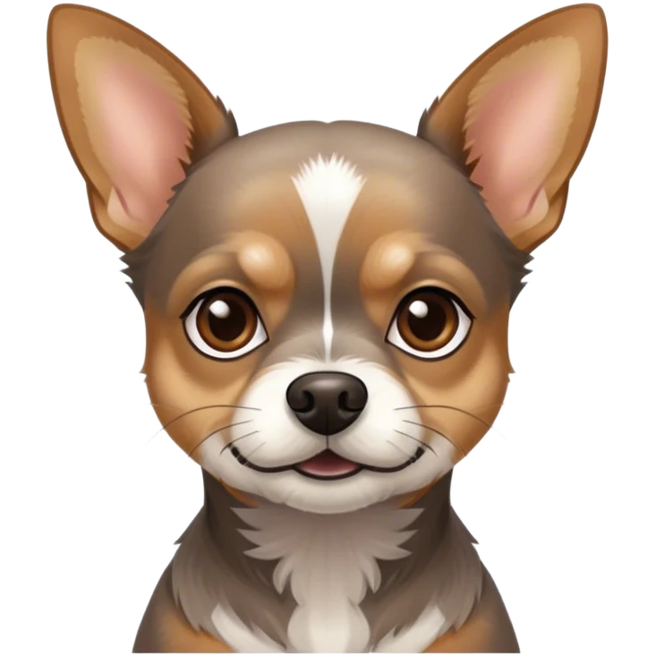 Chihuahua and schnauzer emoji