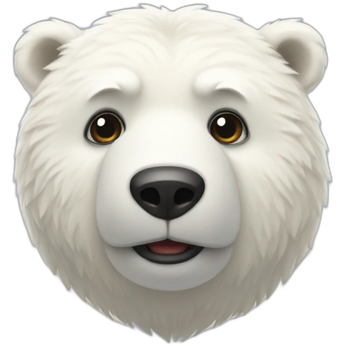 Oso polar emoji