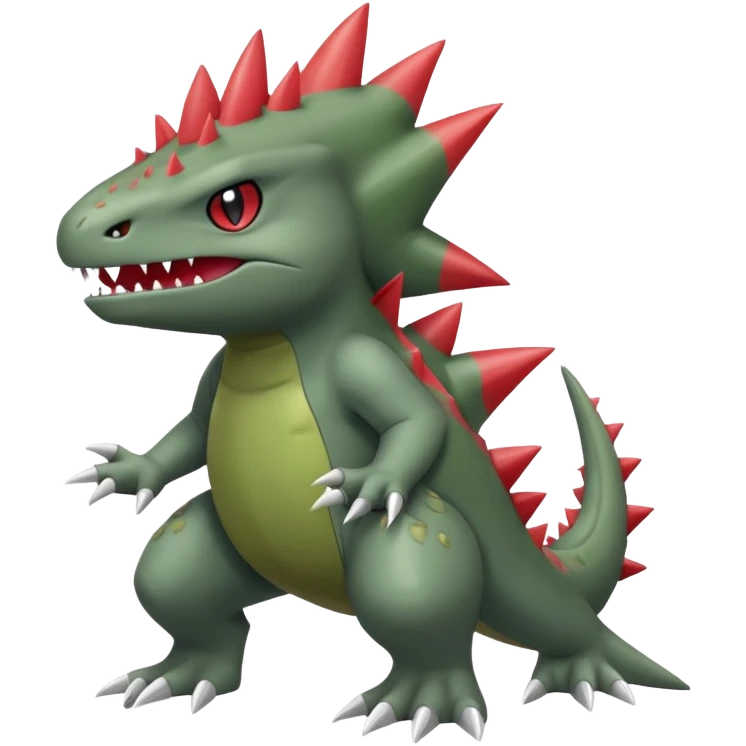 Larvitar-Axew-hybrid-Fakémon-creature (full body) emoji