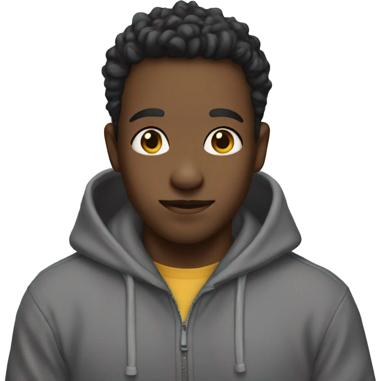 Doy wearing a hoodie  emoji