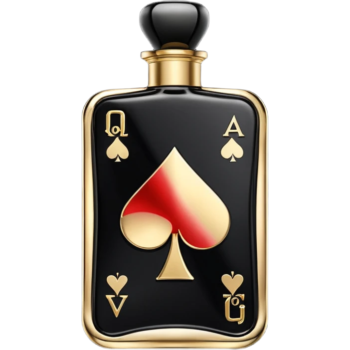 Jo Milano Unisex Game Of Spades Wildcard Parfum, hyperrealistic render, ultra detailed emoji