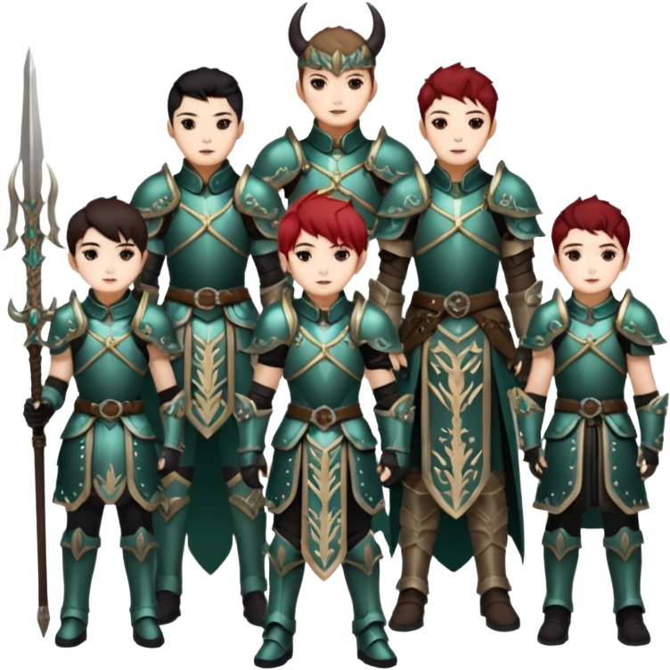 Rumi Mira Zoey Jinu Abby Saja Baby Saja From K-pop Demon Hunters Saja Boys & Hunters/X emoji