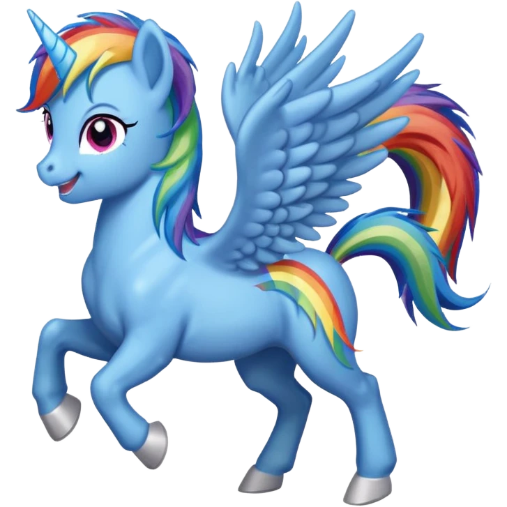 Rainbow dash emoji