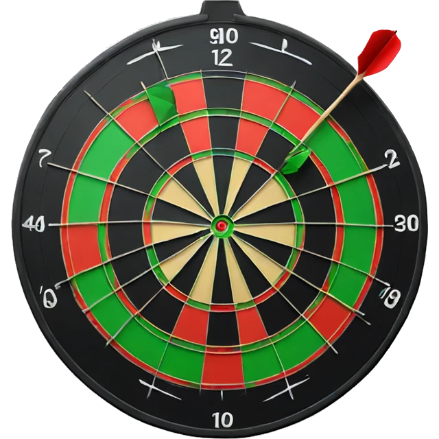 Dartboard emoji