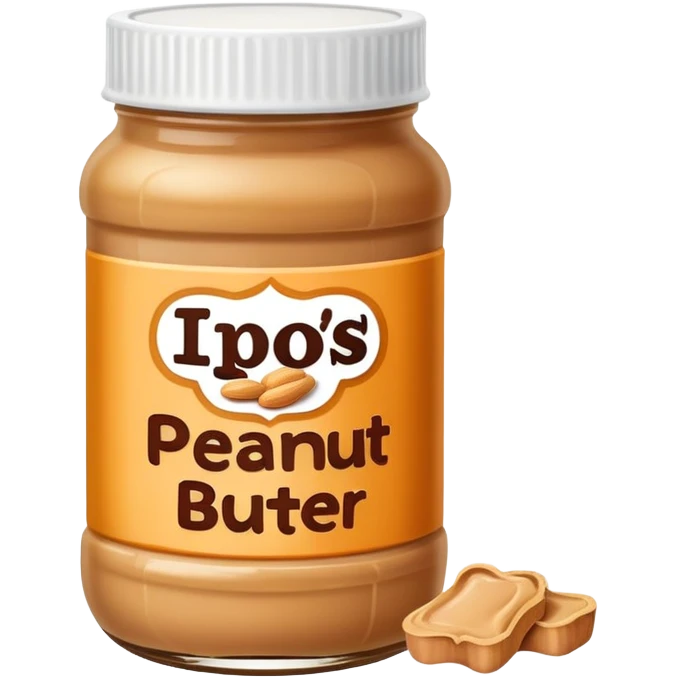 Jar of Peanut Butter emoji