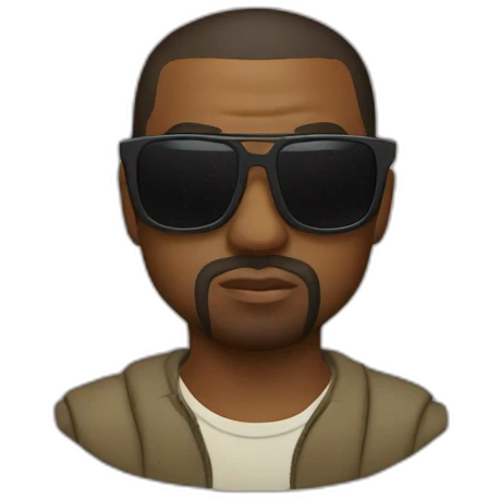 kanye west sunglasses emoji