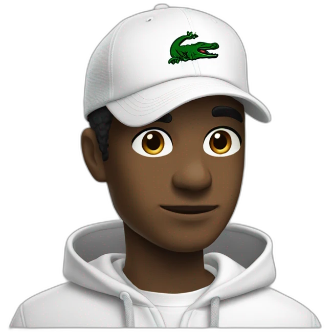 Lacoste tênis black friends with white lacoste hoodie emoji