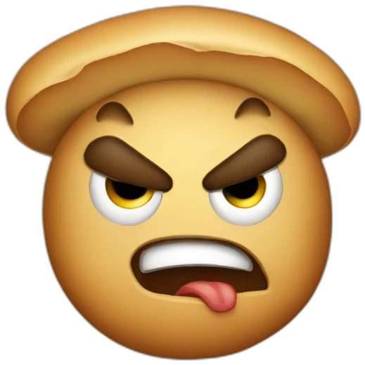 angry-bread emoji