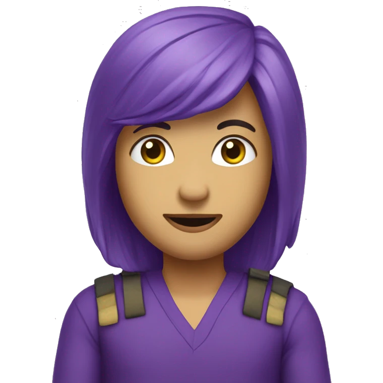 ‏Vionka purple emoji