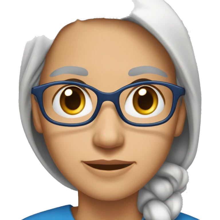 Mujer de 30 años profeora e inglés, alta, peso medio, ojos azules  emoji