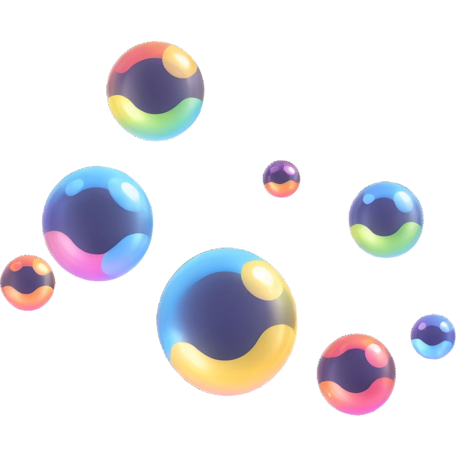 soap bubbles floating emoji