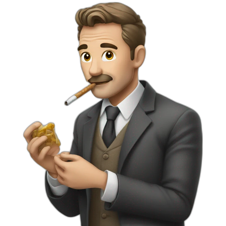 Mann mit Glatze und Smoking emoji