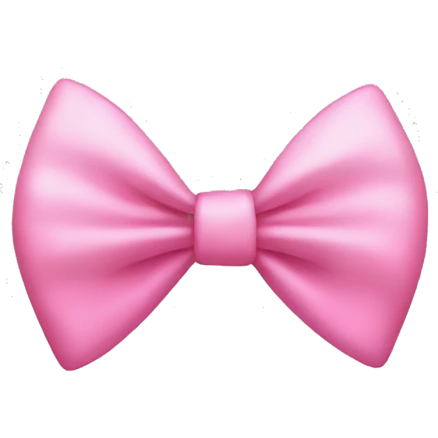 pink bow  emoji