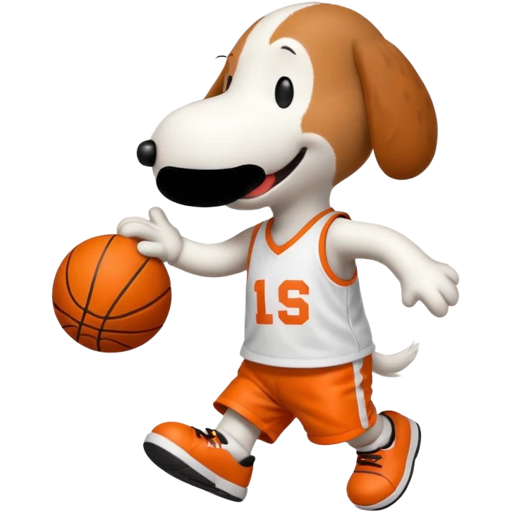 Crea un Snoopy funcionado con lamelo ball emoji