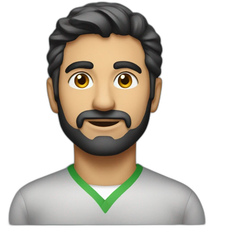 Hossein jalalian using pc emoji