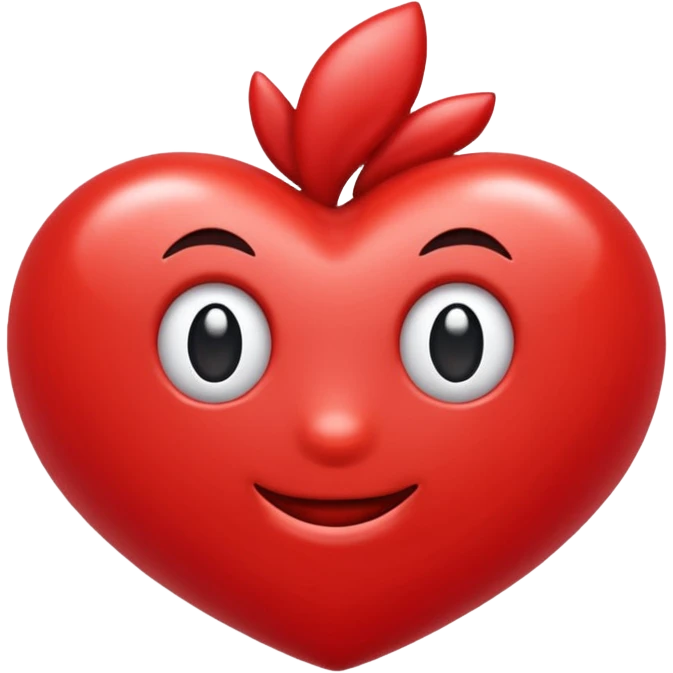 Um coração  emoji