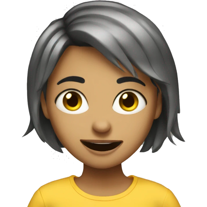 Crazy girl emoji