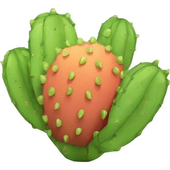 round Nopal emoji