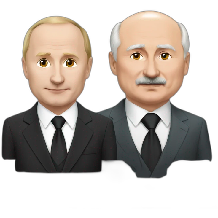 Putin and Lukashenko  emoji
