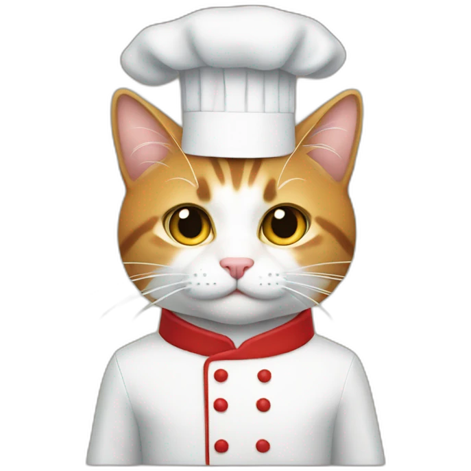 Gato cocinero emoji