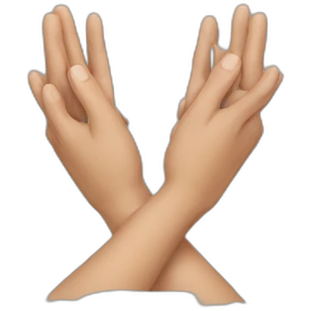 Tied hands emoji