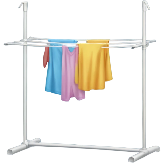 Clothes drying rack emoji