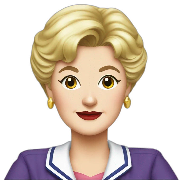 Jessica fletcher as sailor moon emoji