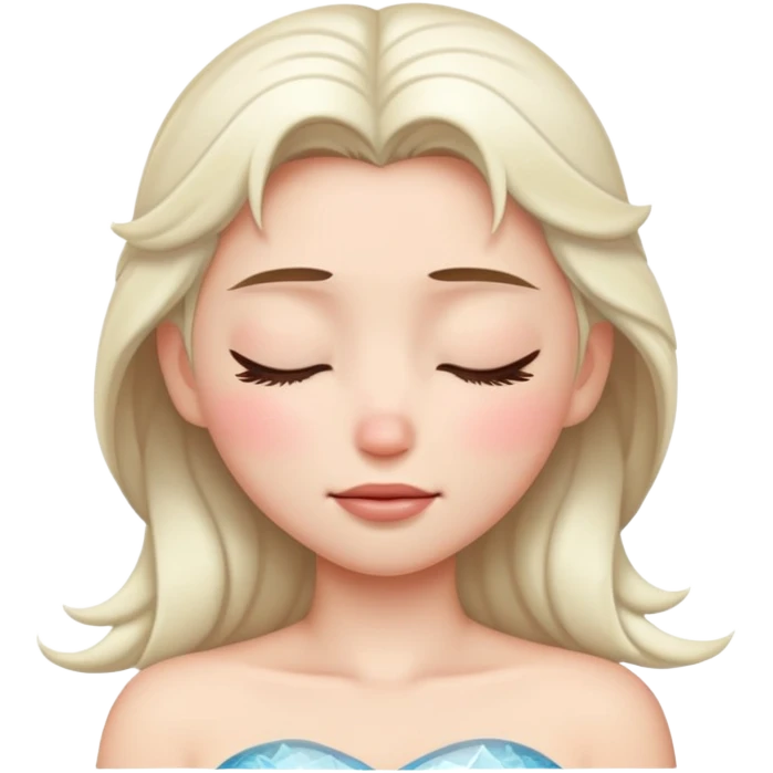 De coração congelado  emoji