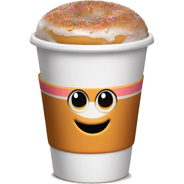 dunkin’ donuts coffee emoji