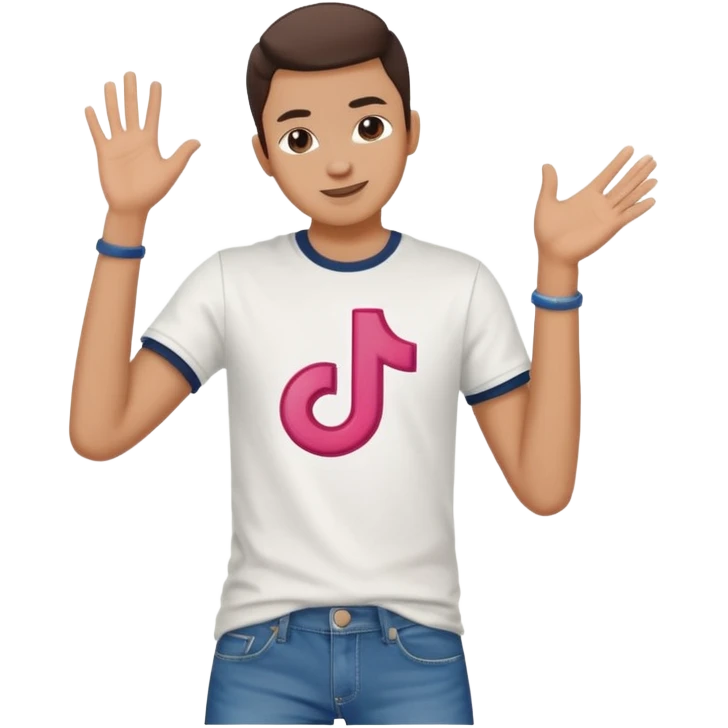 tiktok dance half body emoji