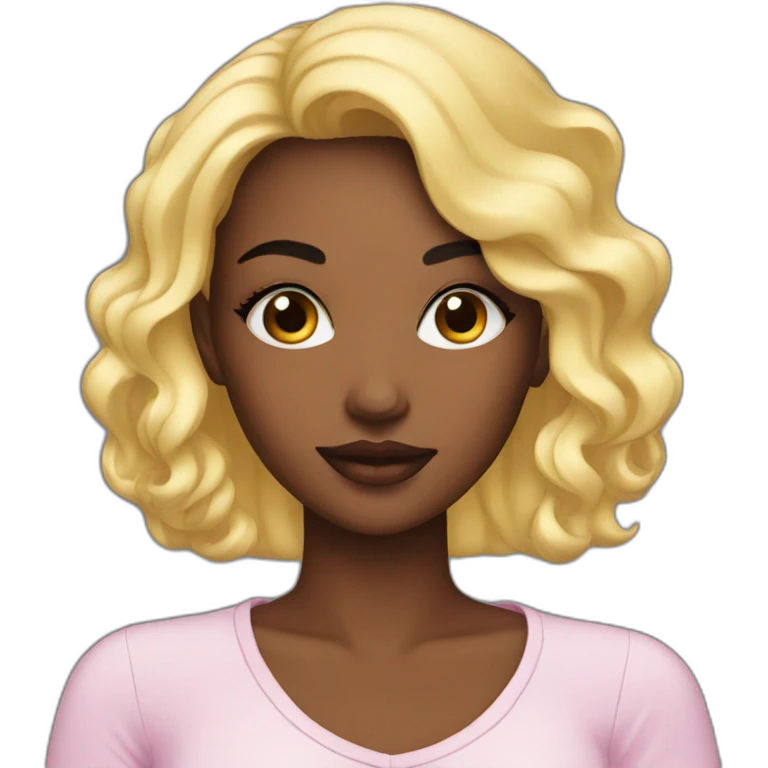 Girl with makeup kit emoji