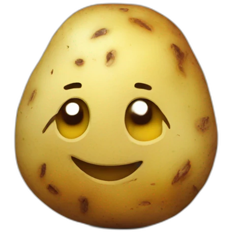 Potato smile emoji