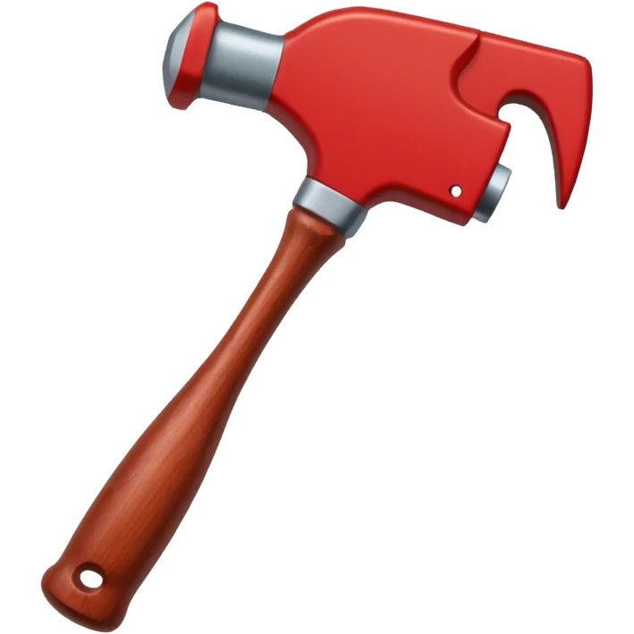 red hammer emoji