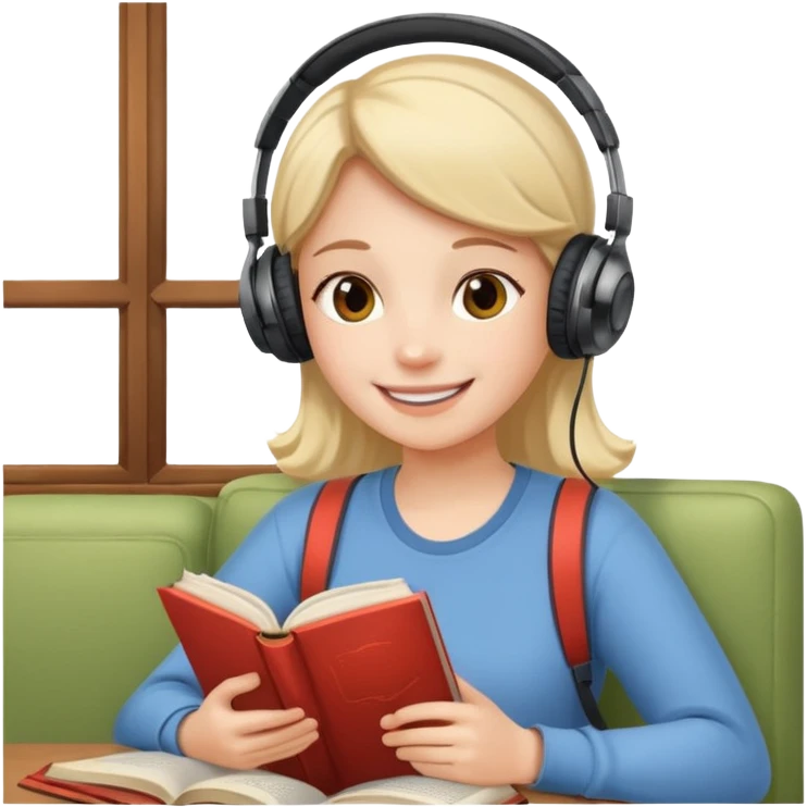 Practicing English at home emoji