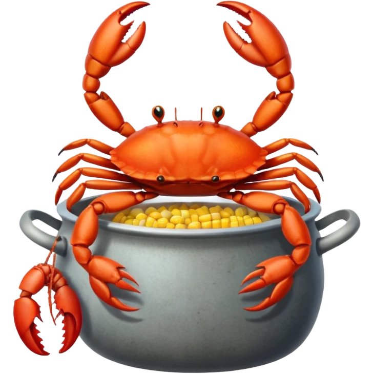 Crab boil emoji