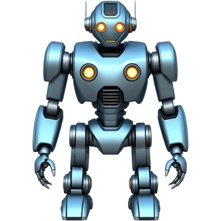 Futuristic Technological modern cyberpunk mecha robot emoji